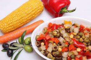 misto di riso e pasta al naturale